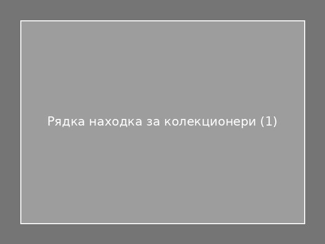 Рядка находка за колекционери