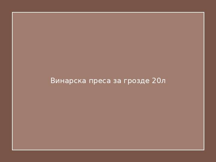 Винарска преса за грозде 20л