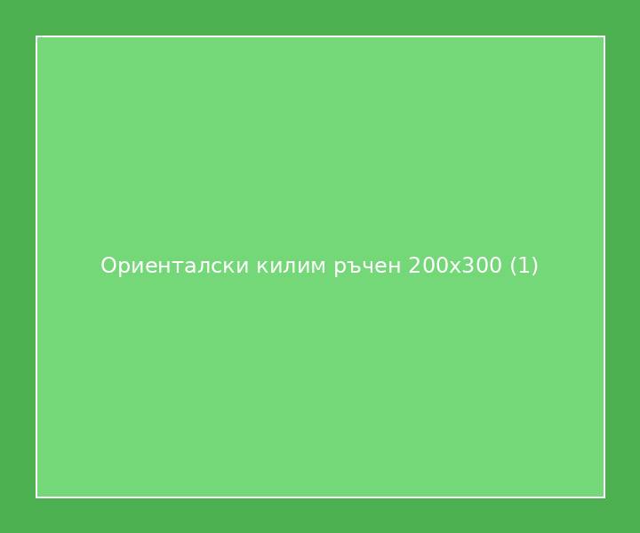Ориенталски килим ръчен 200x300