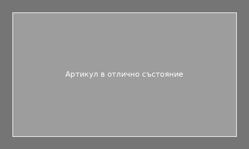 Артикул в отлично състояние