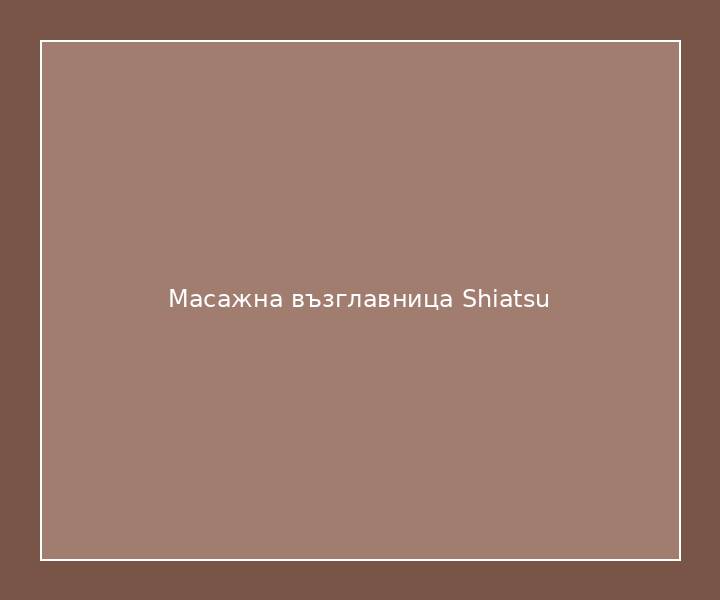 Масажна възглавница Shiatsu