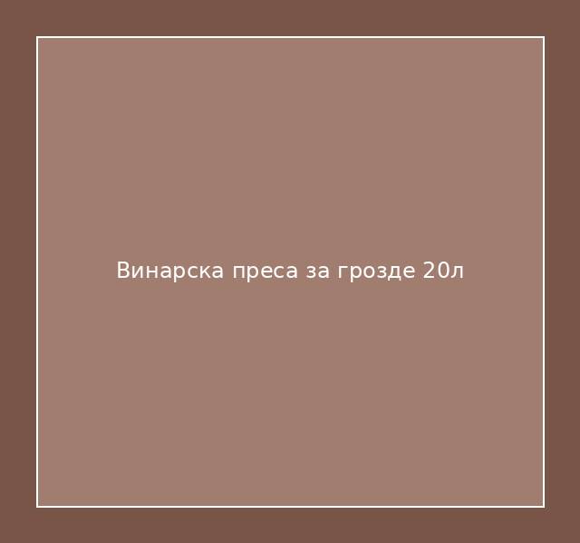 Винарска преса за грозде 20л