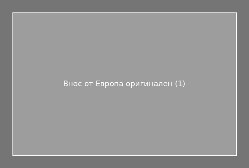 Внос от Европа оригинален