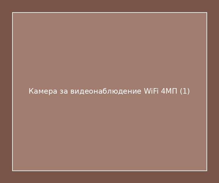 Камера за видеонаблюдение WiFi 4МП