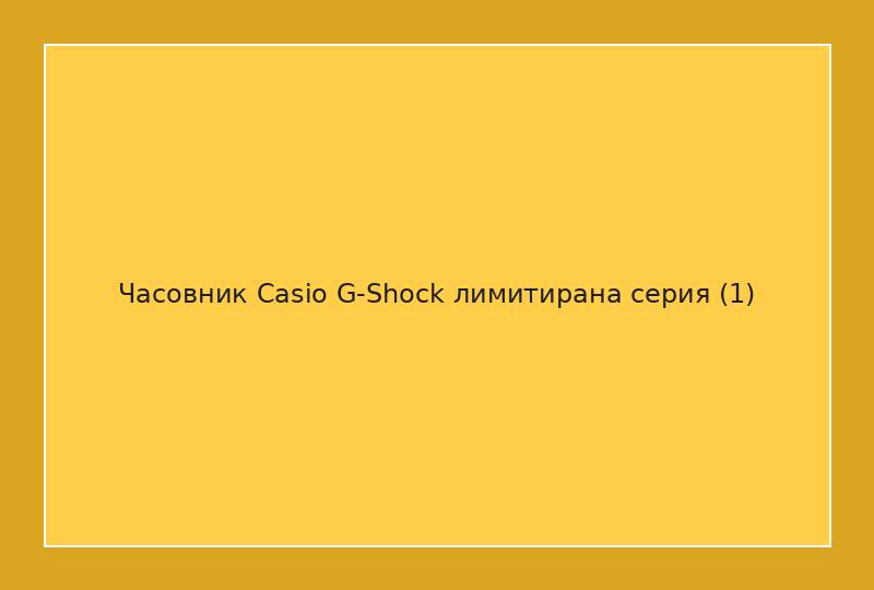 Часовник Casio G-Shock лимитирана серия