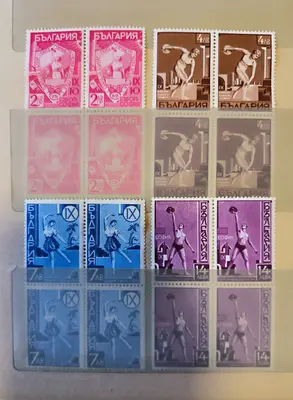 България Юнашки събор 1939 г. карета MNH