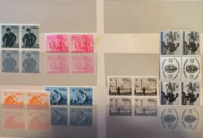 България 1942 г За пострадалите от войните карета MNH