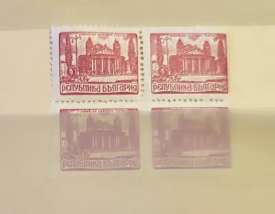 България Народен театър 1947 г. Каре MNH
